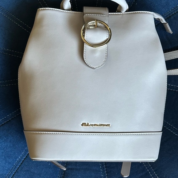 Jill Stuart Gold and Gray Backpack - Picture 1 of 11